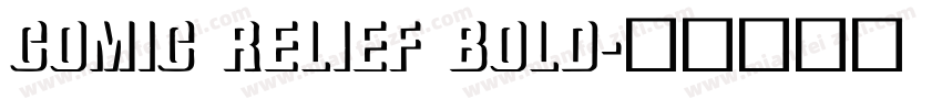 Comic Relief Bold字体转换